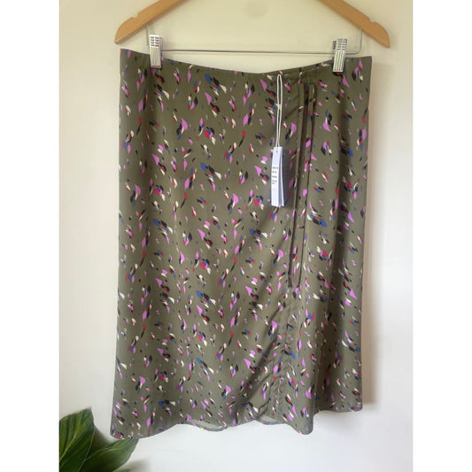 Et alia kennedy skirt - khaki fleck / xs - skirts bottom - clothing & fashion - designer clearance - skirt women’s