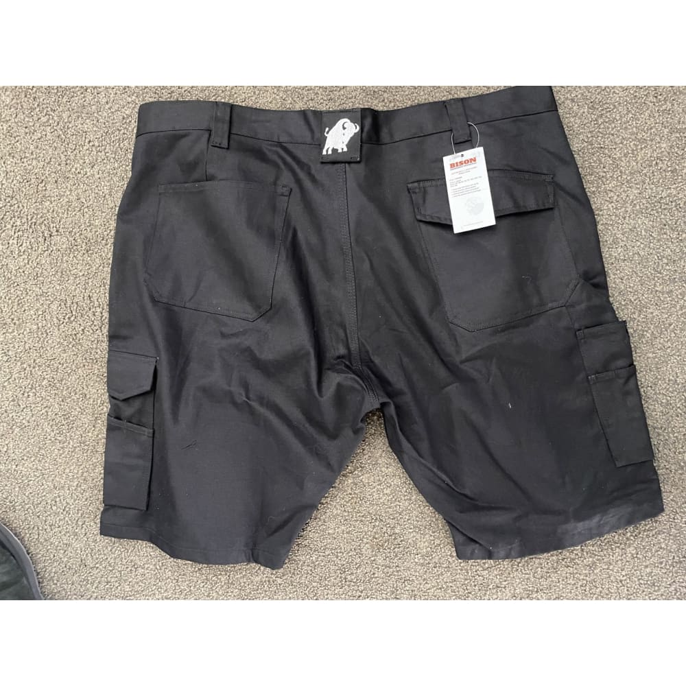 Bison cotton drill cargo shorts 310gsm size 117 - cargo shorts bottoms - cargo - clothing & fashion - men - shorts