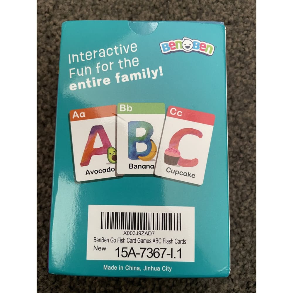 Alphabet go fish - print books educational - game - toys toys