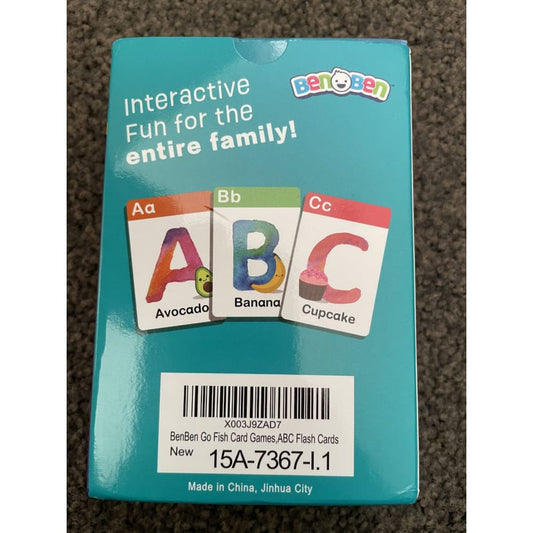 Alphabet go fish - print books educational - game - toys toys