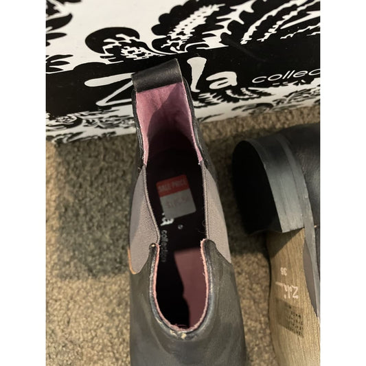 Zola collection size 36 flat leather boots - boots boots - clothing & fashion women’s shoes