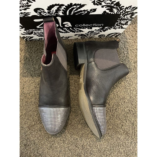 Zola collection size 36 flat leather boots - boots boots - clothing & fashion women’s shoes