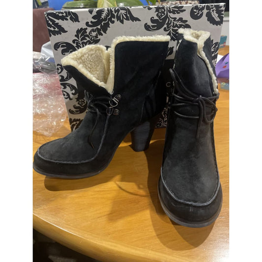 Zola lamont black suede size 40 boots - boots boots - clothing & fashion women’s shoes