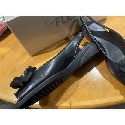 The flexx size 5 / 35 leather slingback flats - flats clothing & fashion - flats women’s shoes