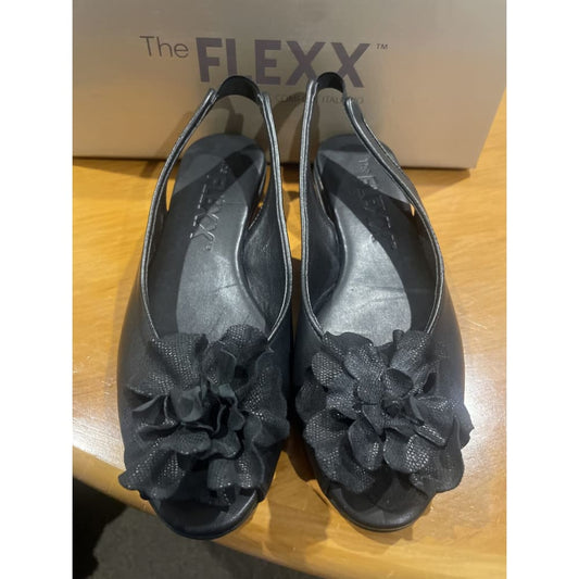 The flexx size 5 / 35 leather slingback flats - flats clothing & fashion - flats women’s shoes