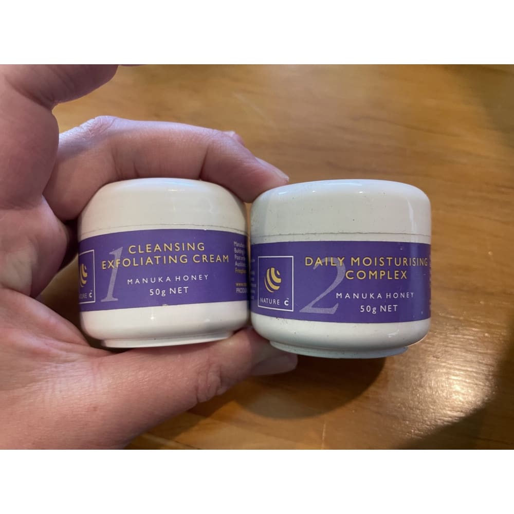 Nature c cleaning exfoliating cream & daily moisturising complex - lotions & moisturizers health and wellness