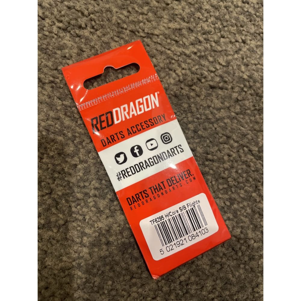 Red dragon h/core s/b flights - darts darts accessories - sports sports