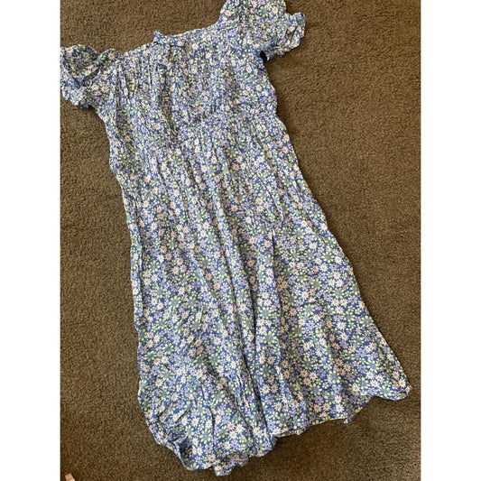 Brand new switch girls size 10 100% viscose floral dress - clothing & fashion - dresses women’s apparel
