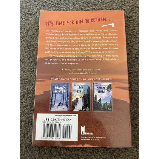 Brian’s return by gary paulsen - books printed media