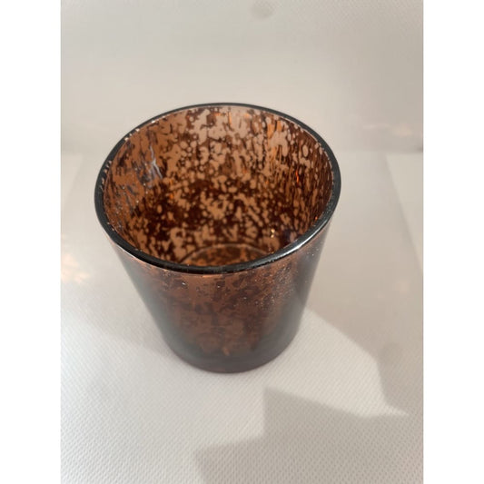 Glass bronze tea light holder - candle holders candles & holders - home & living - home decor - home decor & furniture