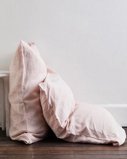 Bed Threads Flax Linen Rosewater Pillowcases (Set of Two)