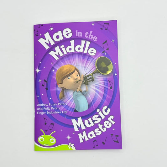 Bug club guided fiction - year two fiction lime - a mae in the middle: music master - print books printed media