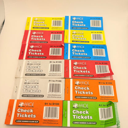 Bulk office line check raffle tickets - collectibles seasonal & holidays decorations