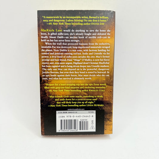 Burned a fever novel by karen marie moning - print books