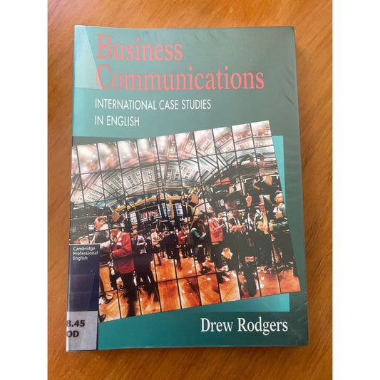 Business communications international case studies in english - print books book - business - condition: used - non