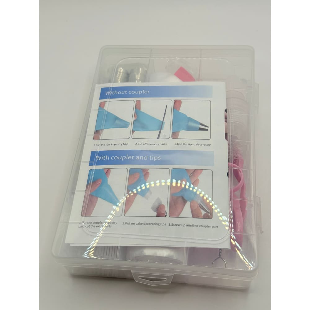 Compact cake decorating kit - false eyelash applicators face & eye care
