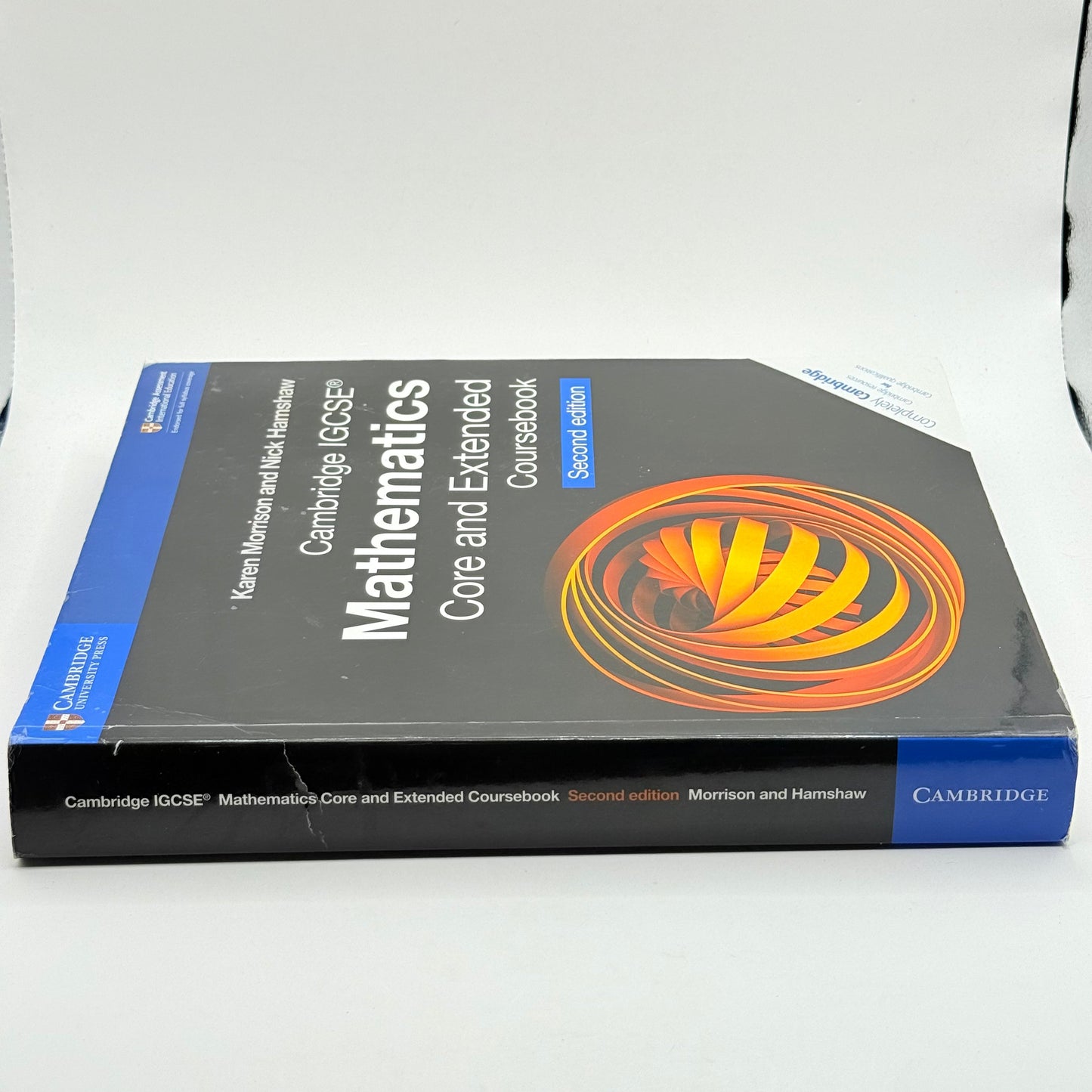 Cambridge igcse® mathematics core and extended coursebook by karen morrison and nick hamshaw - print books condition: