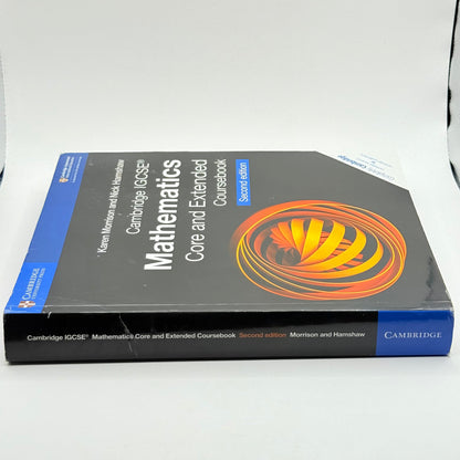 Cambridge igcse® mathematics core and extended coursebook by karen morrison and nick hamshaw - print books condition: