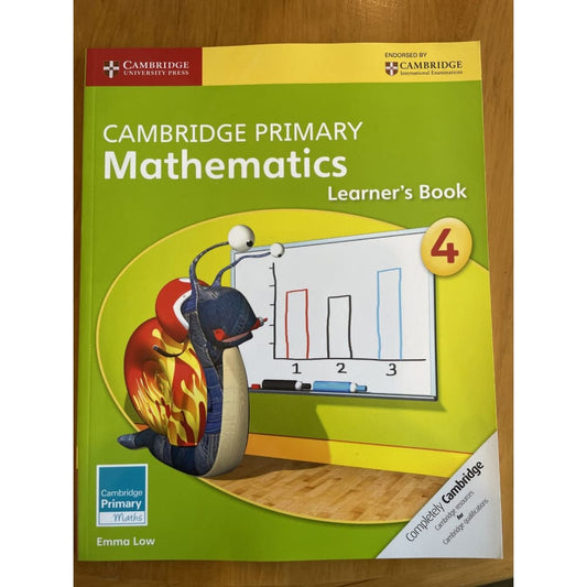 Cambridge university press: cambridge primary mathematics learner’s book 4 - print books book - educational
