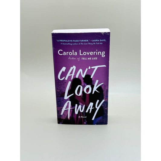 Can’t look away by carola lovering - print books printed media