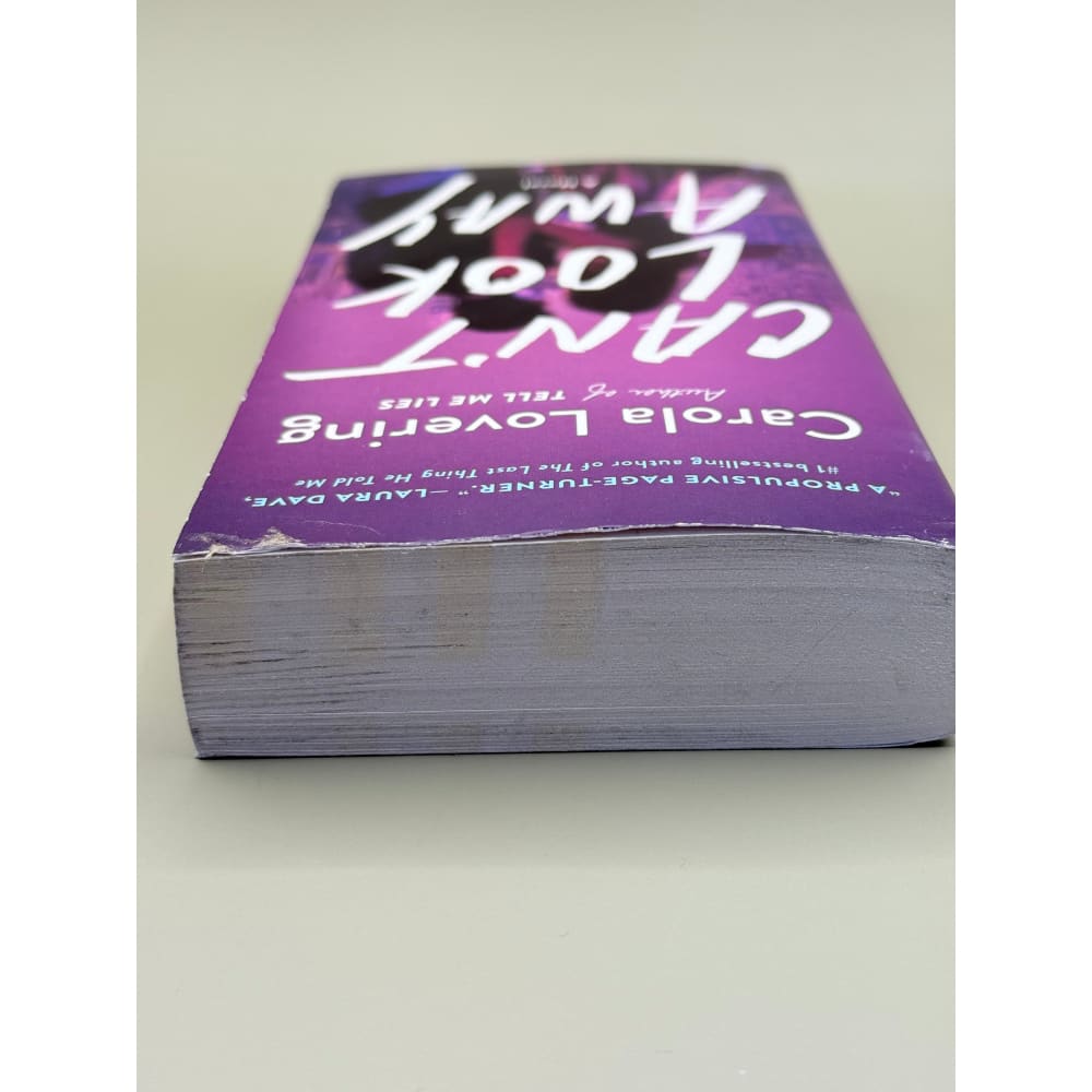 Can’t look away by carola lovering - print books printed media