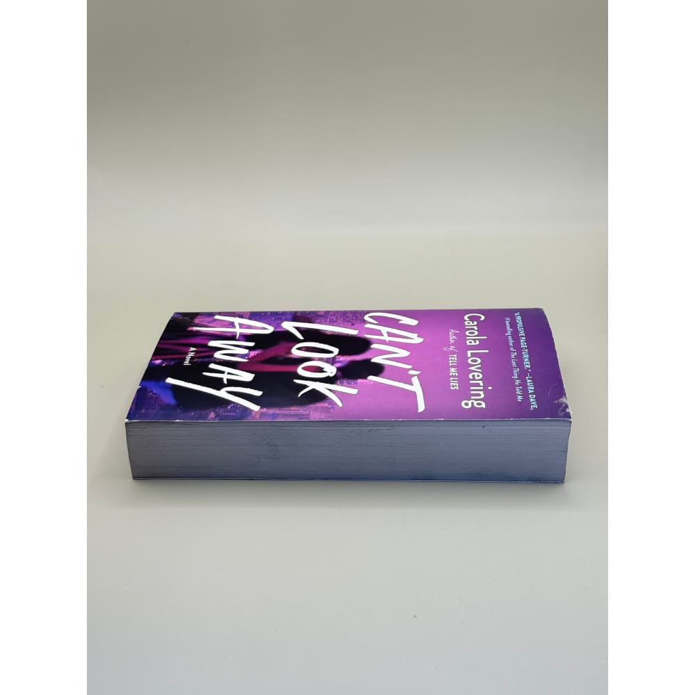 Can’t look away by carola lovering - print books printed media