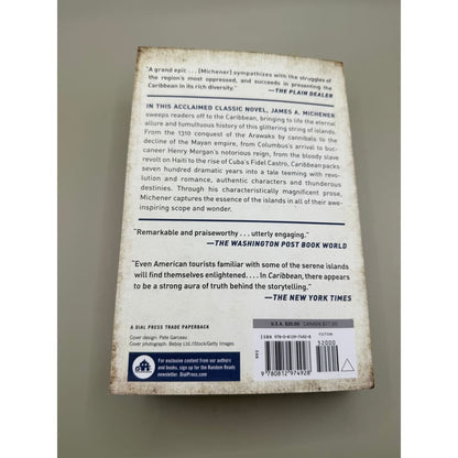 Caribbean by james a. Michener - print books printed media