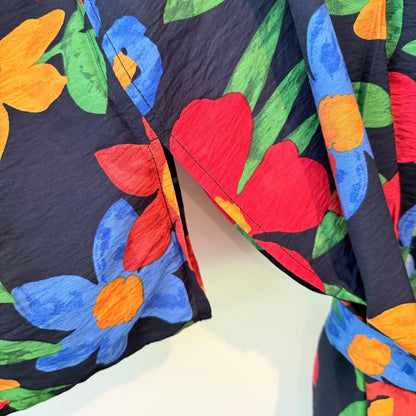 Carly harris size m/l floral kimono with tie rrp $245 - kimonos top women’s apparel