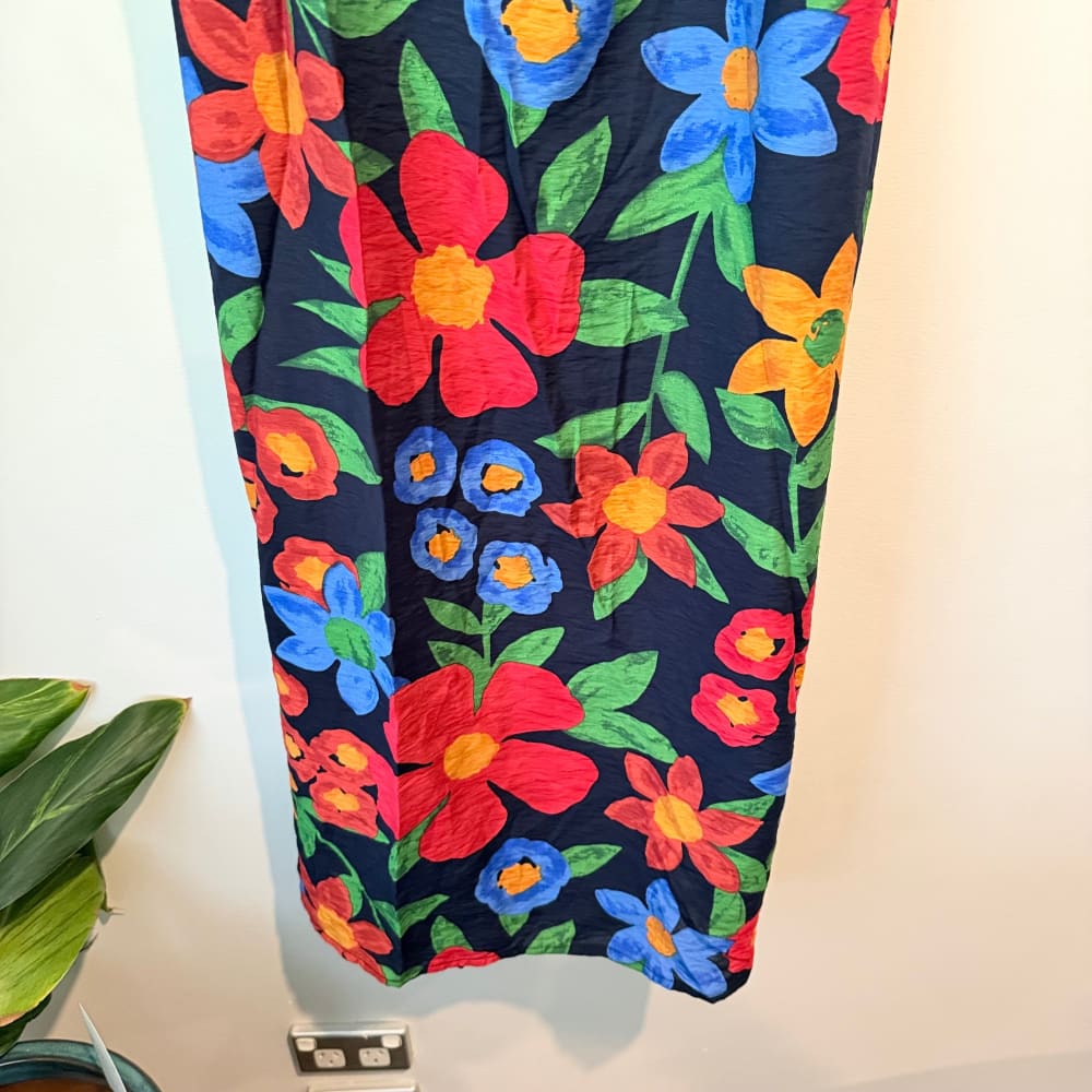 Carly harris size 1 (16-18) turnaround dress floral rrp $245 - dresses top women’s apparel