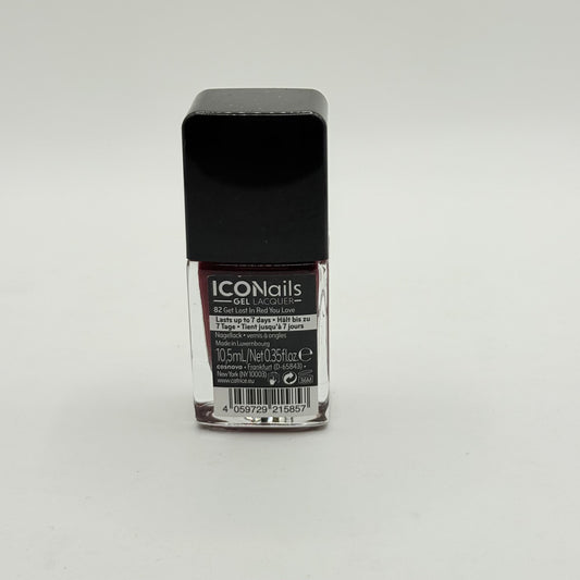 Catrice iconails gel lacquer (10.5ml) – get lost in red you love! - nail polishes nail care women’s beauty product