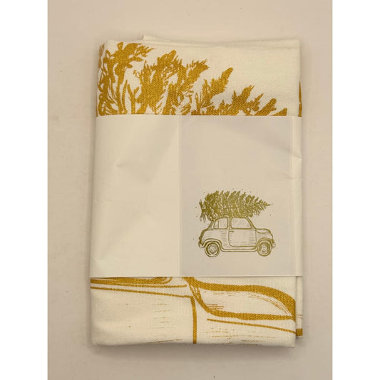17:30 hamburg screen printed tea towel - kitchen towels home&living materialssports