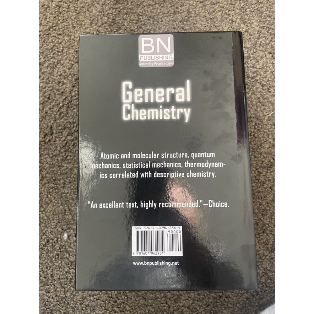 General chemistry - linus pauling - print books book - chemistry - science printed media