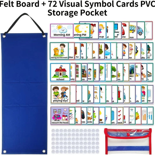 Visual schedule for children - educational toys children’s apparel