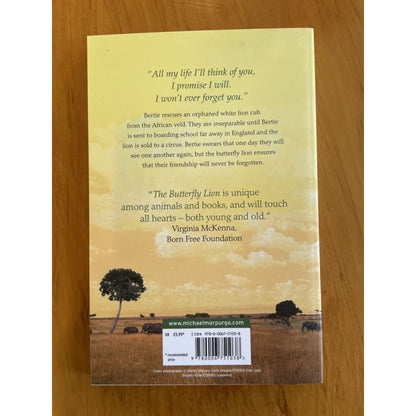 The butterfly lion - michael morpurgo - print books book - fiction - literature printed media