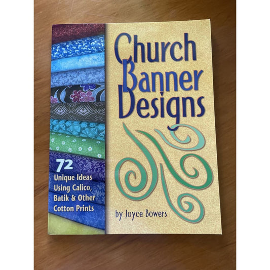 Church banner designs - joyce bowers - print books book - craft - diy printed media