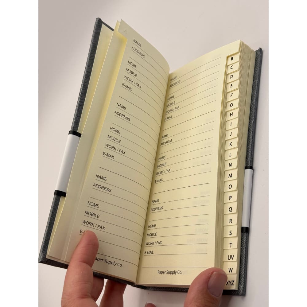 Paper supply co. Citta collection slim address book indexed - address books stationery