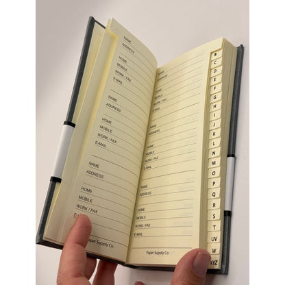 Paper supply co. Citta collection slim address book indexed - address books stationery