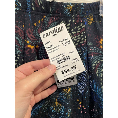 Bnwt city collection size m/l forest abstract skirt rrp $59.99 tvj-001667 - skirts bottom - clothing & fashion - skirt