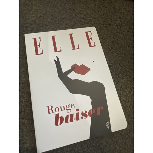 Clairefontaine elle lined notebook – 14.8x21cm – 2 styles/colours - rouge baiser - notepads stationery stationery