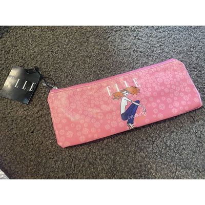 Clairefontaine elle slimline pencil case - pink - pen & pencil cases accessories - stationery stationery