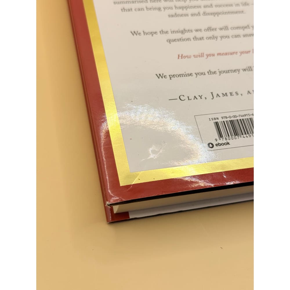 How will you measure your life? By clayton m. Christensen james allworth & karen dillon - books printed media