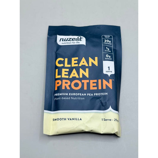 Nuzest clean lean protein smooth vanilla single serve - protein supplements health and wellness