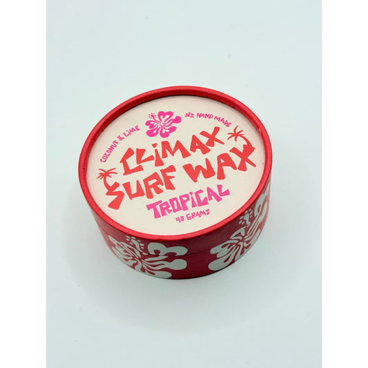 Climax surf wax tropical - coconut & lime scent 90 grams - surfboard wax sports
