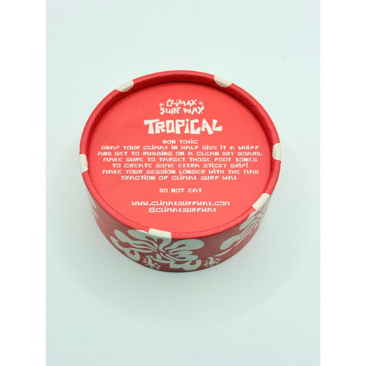 Climax surf wax tropical - coconut & lime scent 90 grams - surfboard wax sports