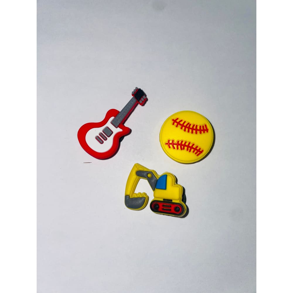 3x mixed shoe charms for clogs - 3 - shoe accessories clogs - shoe accessories - shoe charms fashion accessories