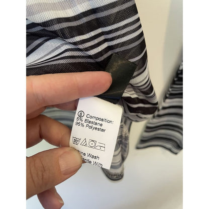 Dazy size s sheer striped top - clothing tops clothing & fashion - condition: used - top women’s apparel