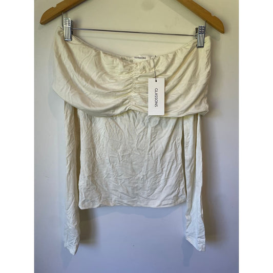 Glassons size s off the shoulder top - clothing tops top women’s apparel