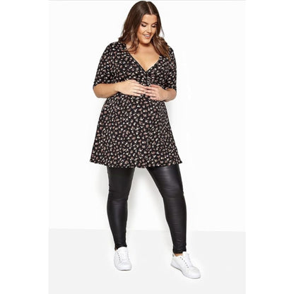 Yours bump it up size 30-32 maternity coated jeggings - 30 - maternity clothing bottom - clothing & fashion - leggings