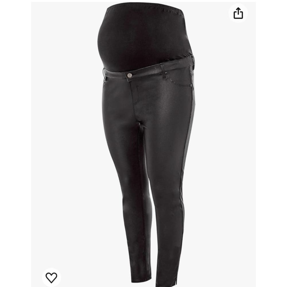 Yours bump it up size 30-32 maternity coated jeggings - 30 - maternity clothing bottom - clothing & fashion - leggings