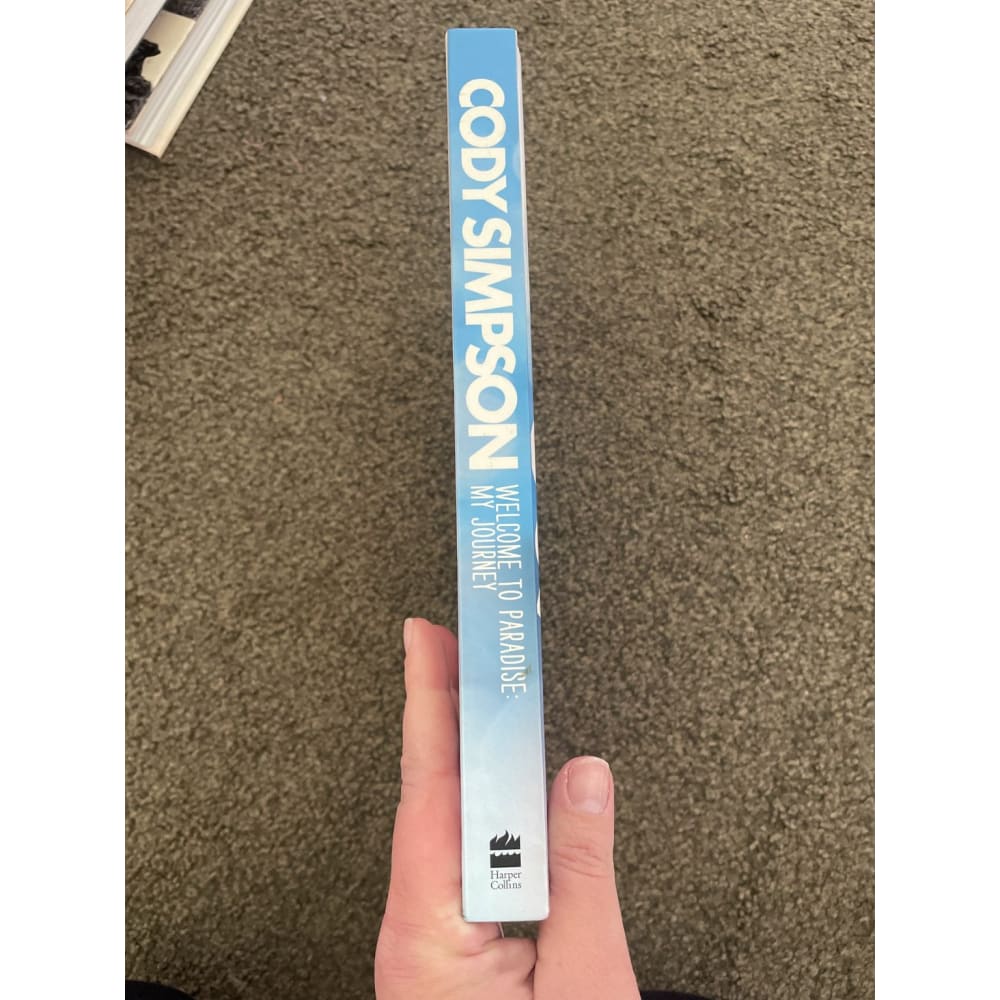 Welcome to paradise: my journey by cody simpson | a behind-the-scenes look at stardom - print books book - condition:
